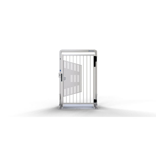V-DOOR | dimensions: 1000 x 1516 x 2205 mm, passage width: 1290 mm | escapedoor on steel plate | purely mechanical